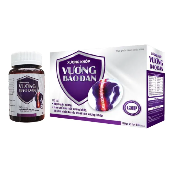 Xương Khớp Vương Bảo Đan Hỗ Trợ Giảm Đau Xương Khớp, Tê Bì, Mỏi Gối
